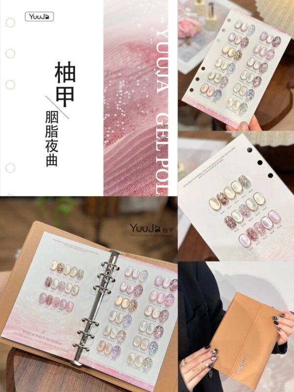 24 colors of Rouge Nocturne cat eye gel polish