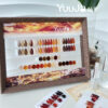 22-color gold foil amber set + color palette