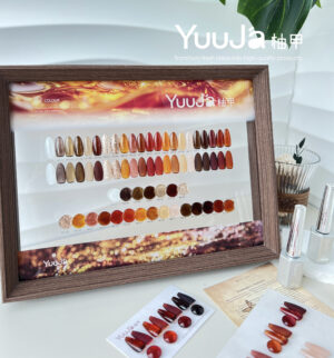 SKU-03-金箔琥珀22色+色板 22-color gold foil amber set + color palette