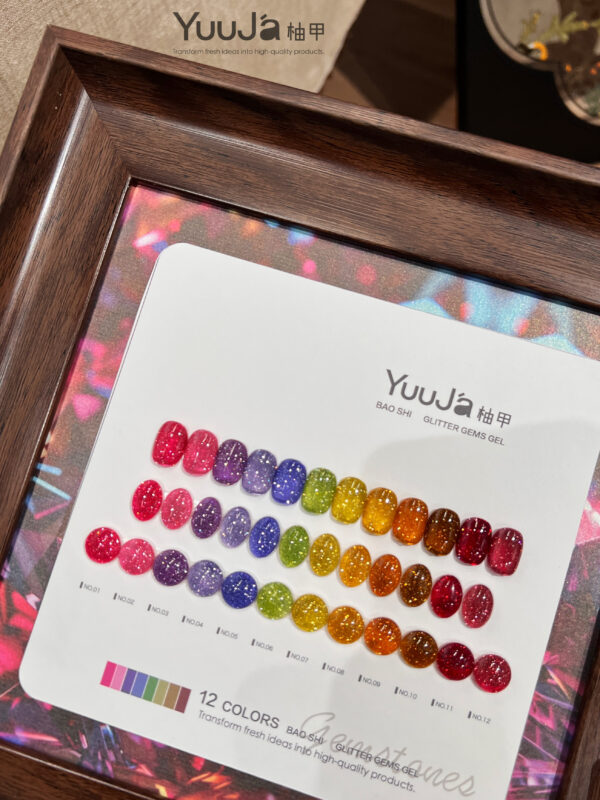 12-color gemstone diamond set + color palette