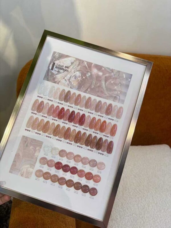 24-color transparent oolong set + color plate