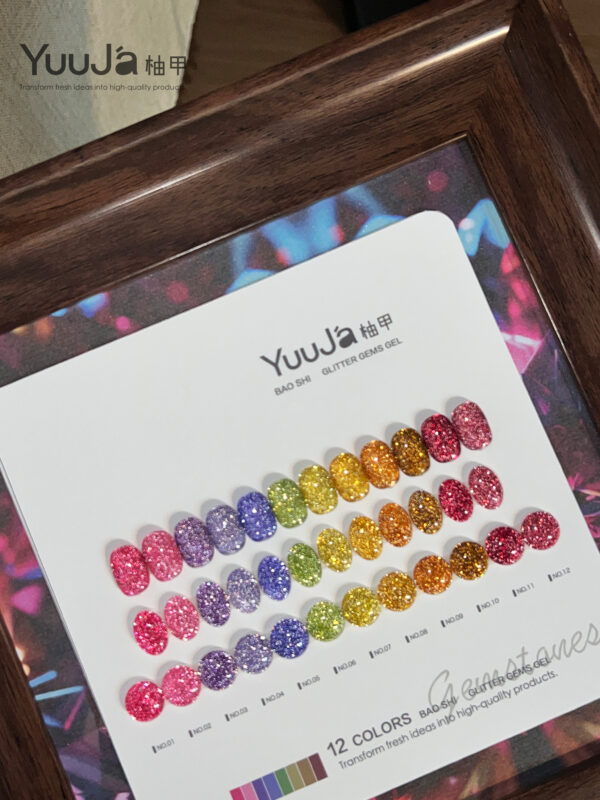 12-color gemstone diamond set + color palette