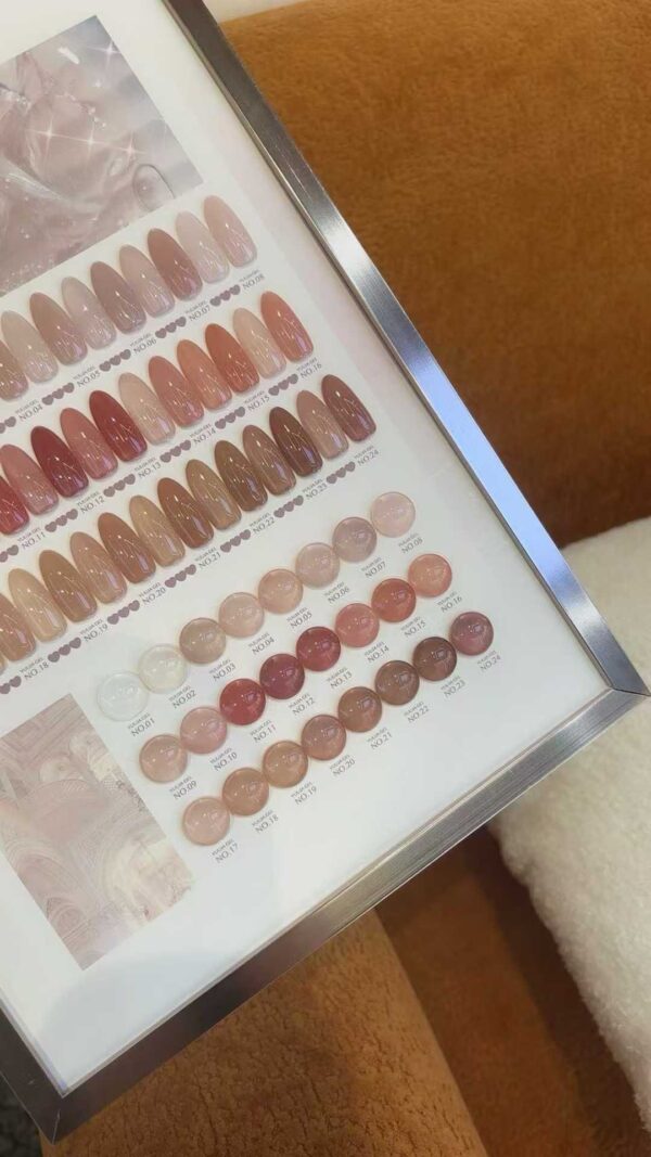 24-color transparent oolong set + color plate