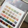 36 colors of astringent glass sea transparent color + color plate