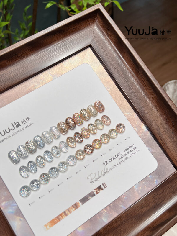 12-color Little Fortune Sequin Set + Color Swatches