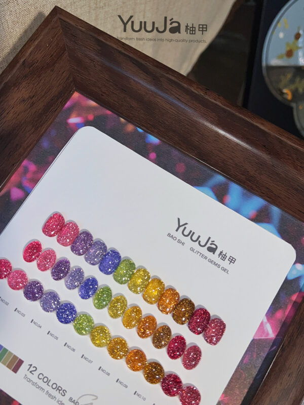 12-color gemstone diamond set + color palette