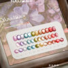 12-color light-chasing cat's eye bottle set + color palette