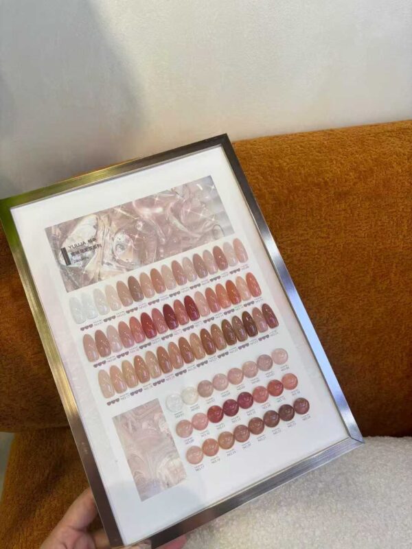 24-color transparent oolong set + color plate