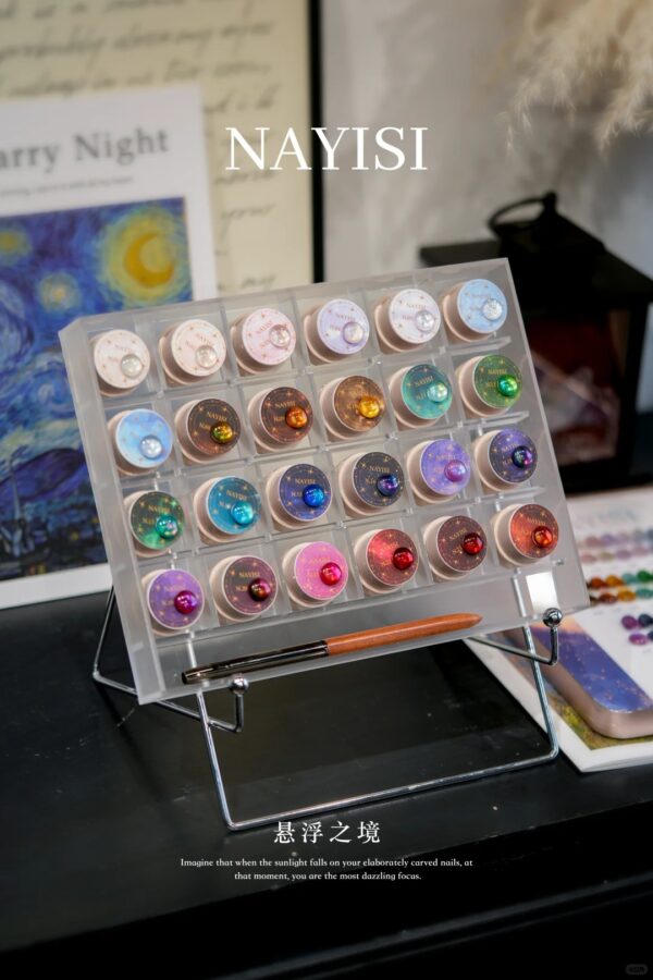 24-color floating cat's eye gel polish