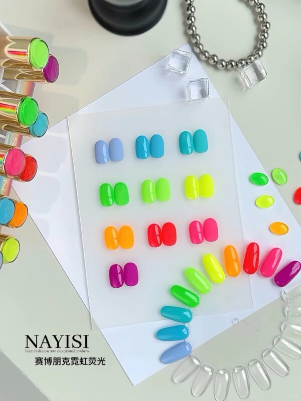 10-color fluorescent gel polish