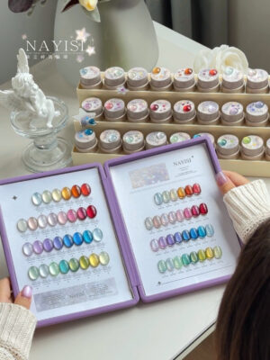 30-color fairy dust diamond cat's eye