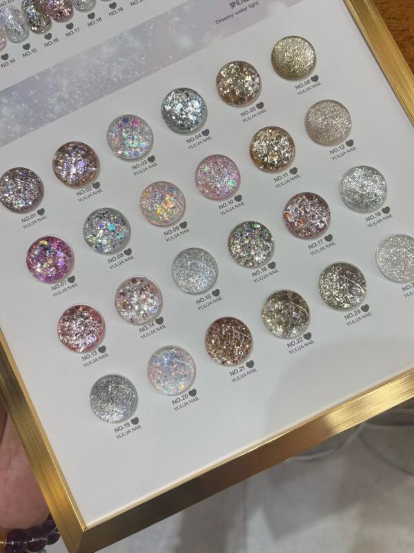 24-color Dream Bobo Sequin Bottle + Color Plate