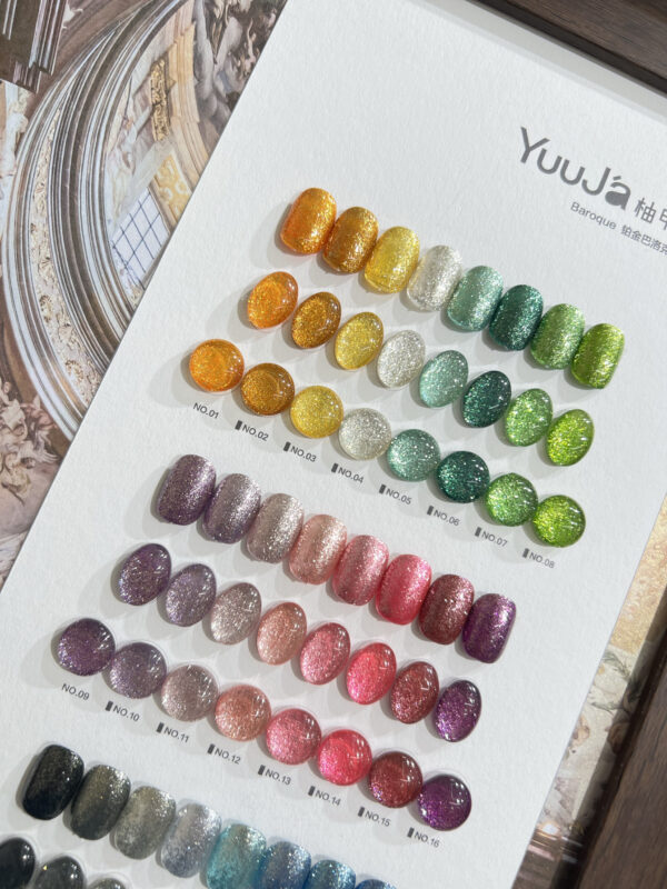 24-color platinum baroque + color palette