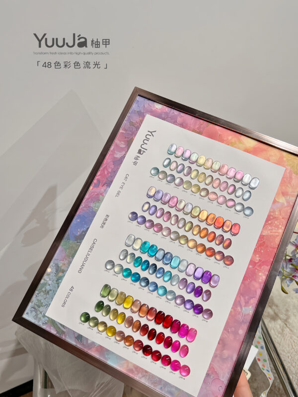 48 color streamer cat's eye + color palette