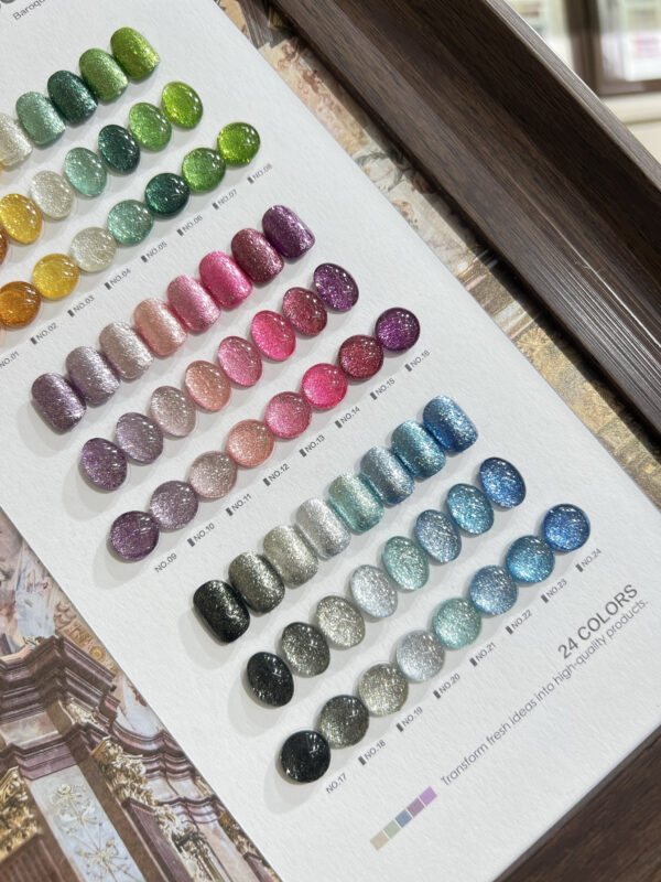 24-color platinum baroque + color palette