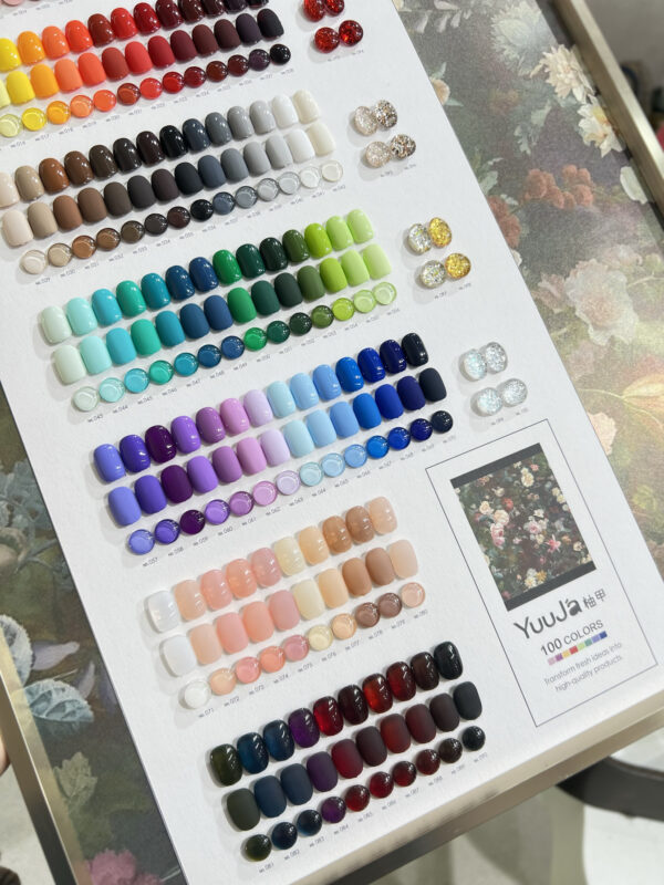 100 colors of pure color glue + color plate