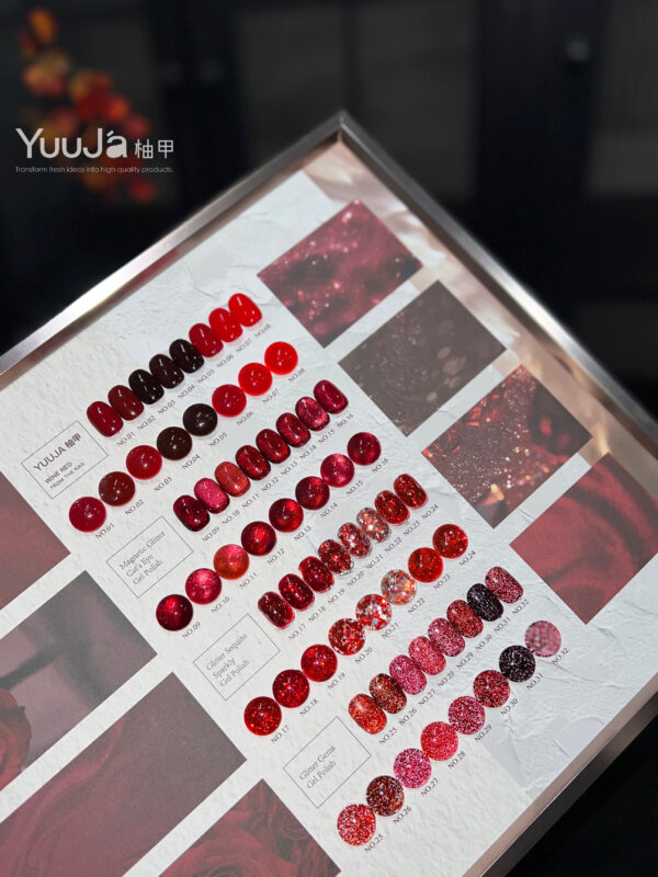 32-color wine red 2.0 set + color palette