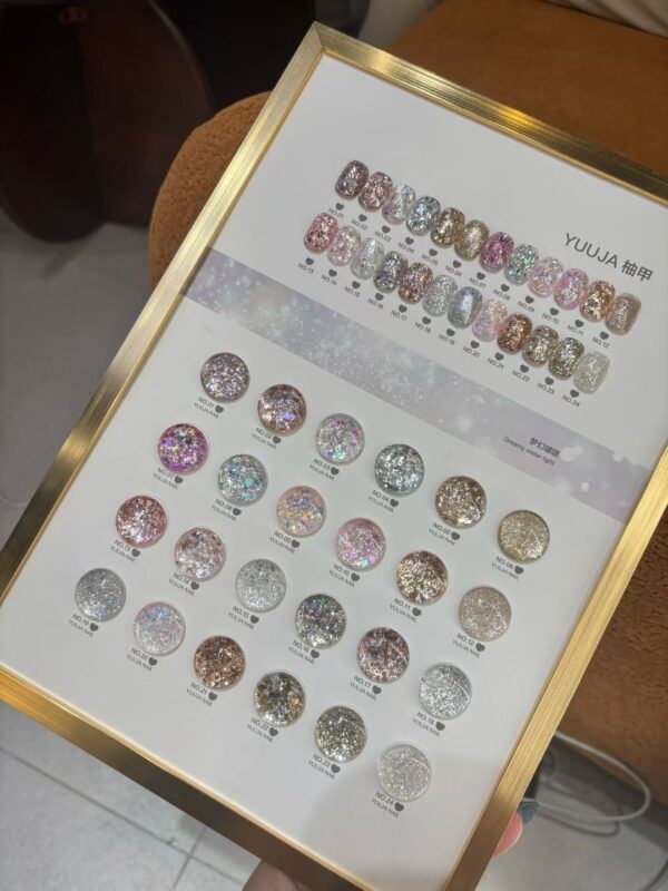 24-color Dream Bobo Sequin Bottle + Color Plate