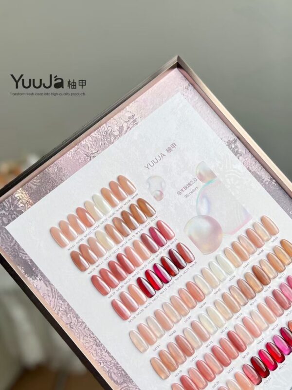 36 colors of ebony rose transparent color + color plate