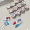 30-color fairy dust diamond cat's eye
