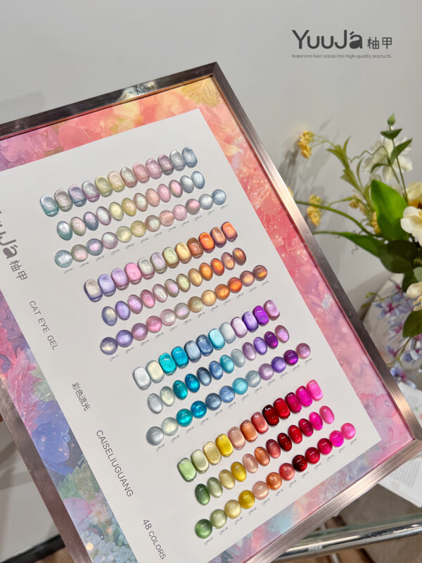 48 color streamer cat's eye + color palette