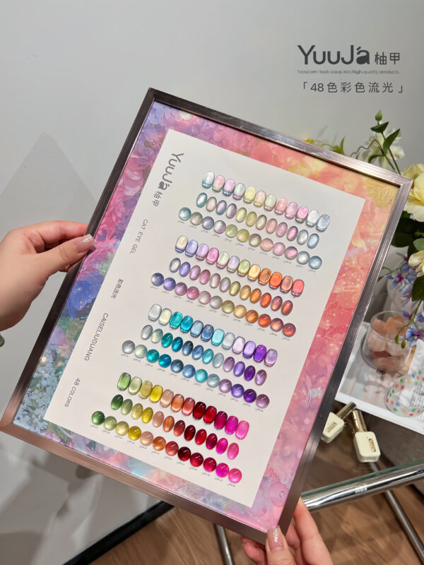 48 color streamer cat's eye + color palette