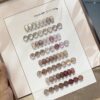 32 colors of claw pink cat's eye + color plate