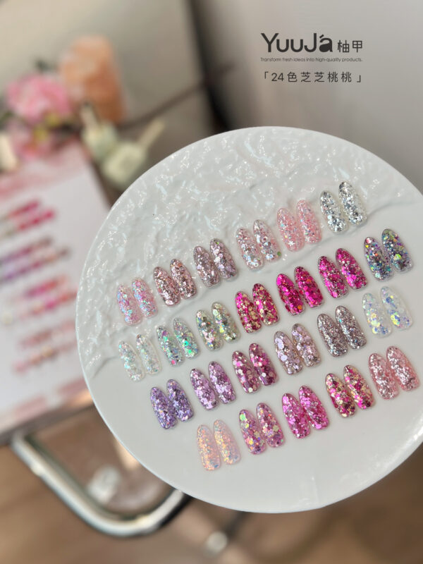 24-color Zhizhi Peach bottle set + color plate