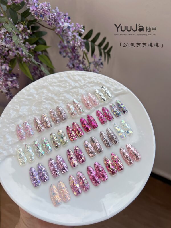 24-color Zhizhi Peach bottle set + color plate