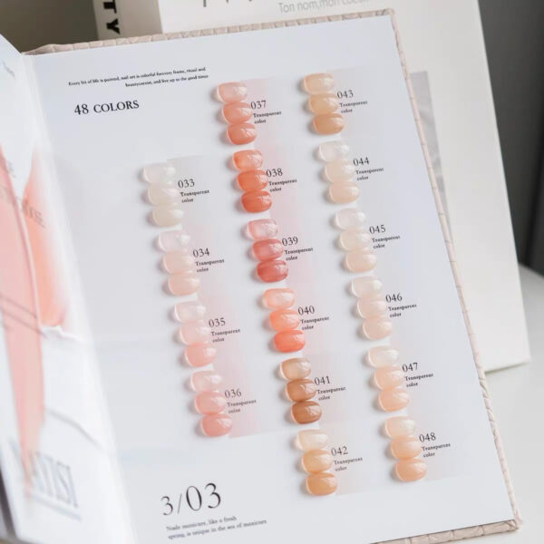 48-color nude skin set + color palette/storage box