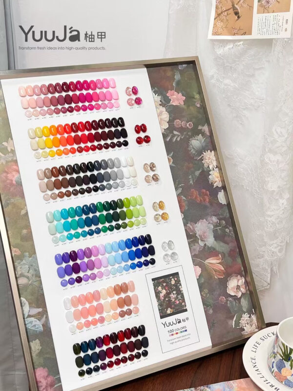 100 colors of pure color glue + color plate