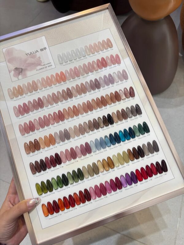 60 colors flower of skin